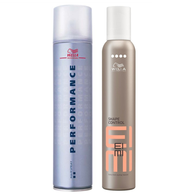 Performance and EIMI Shape Control | Zestaw do bardzo mocnego utrwalenia włosów: spray 500ml + pianka utrwalająca 500ml