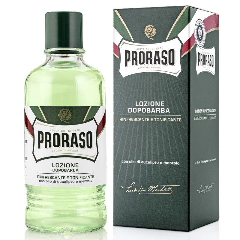 Proraso Green | Orzeźwiający lotion po goleniu 400ml - brak kartonika zewnętrznego