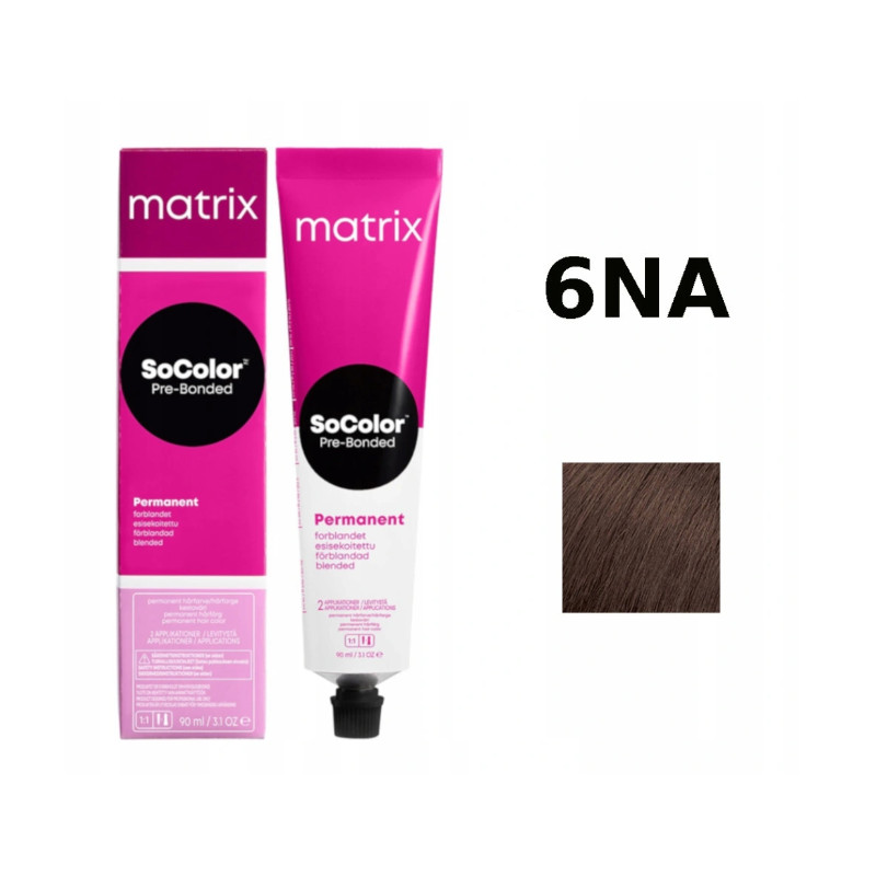 Matrix SoColor Pre-Bonded | Trwała farba do włosów 6NA 90ml