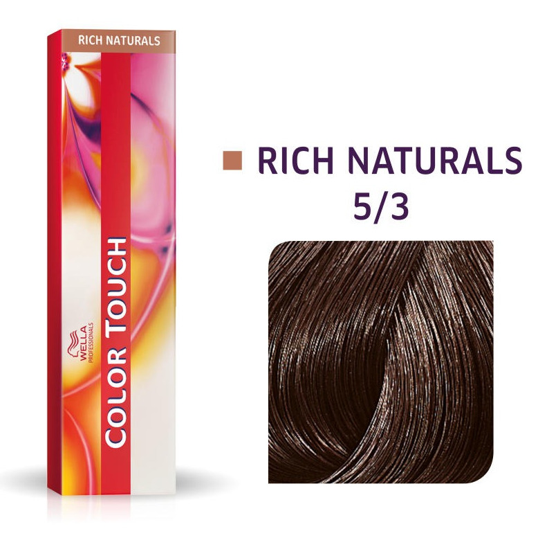 Wella Color Touch 5/3 | Bezamoniakowa półtrwała farba do włosów 5/3 60ml