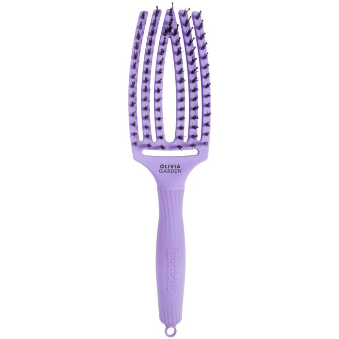 Olivia Garden Finger Brush Combo Bloom | Szczotka do rozczesywania i masażu - Lavender