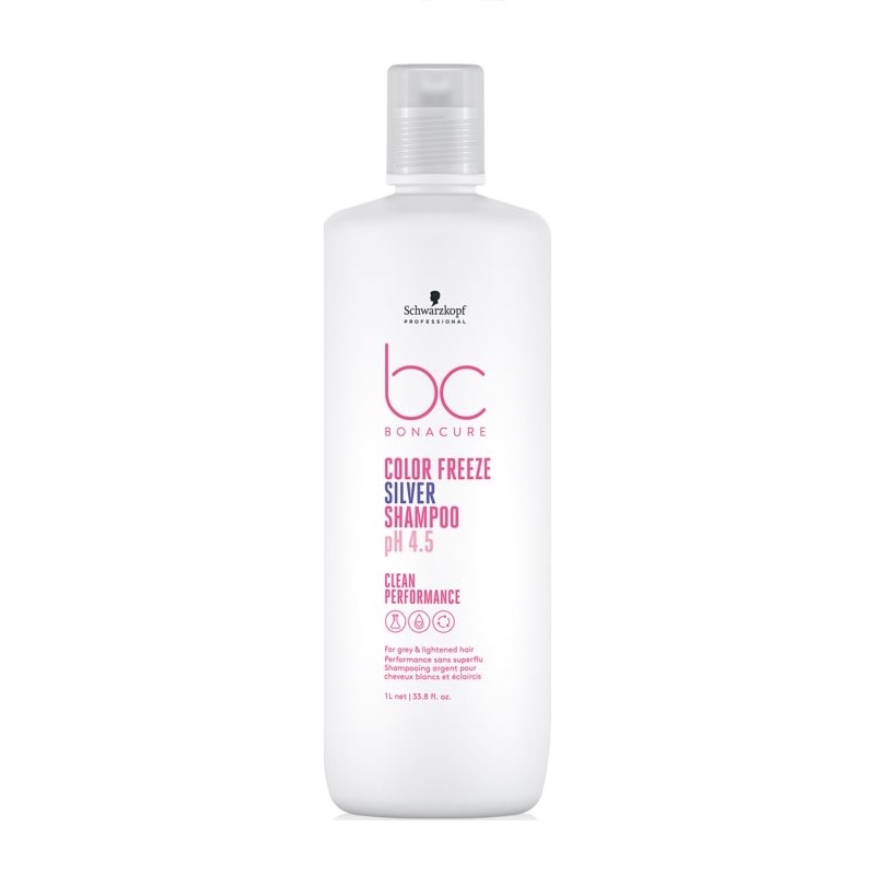 Schwarzkopf BC Color Freeze SIlver | Szampon do włosów blond ochładzający 1000ml