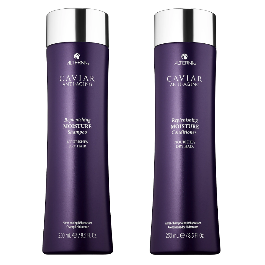 Alterna Caviar Replenishing Moisture | Zestaw nawilżający: szampon 250ml + odżywka 250ml 