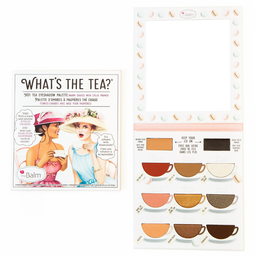 TheBalm What's the Tea? Hot Tea | Paleta cieni do powiek - ciepłe odcienie 