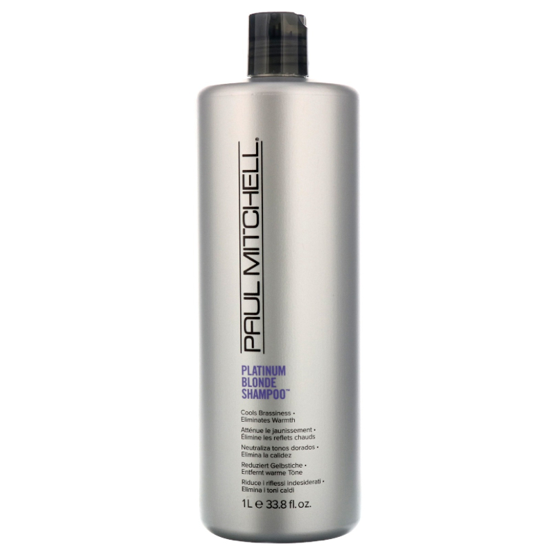 Paul Mitchell Platinum Blonde | Szampon niwelujący żółty odcien włosów blond i siwych 1000ml