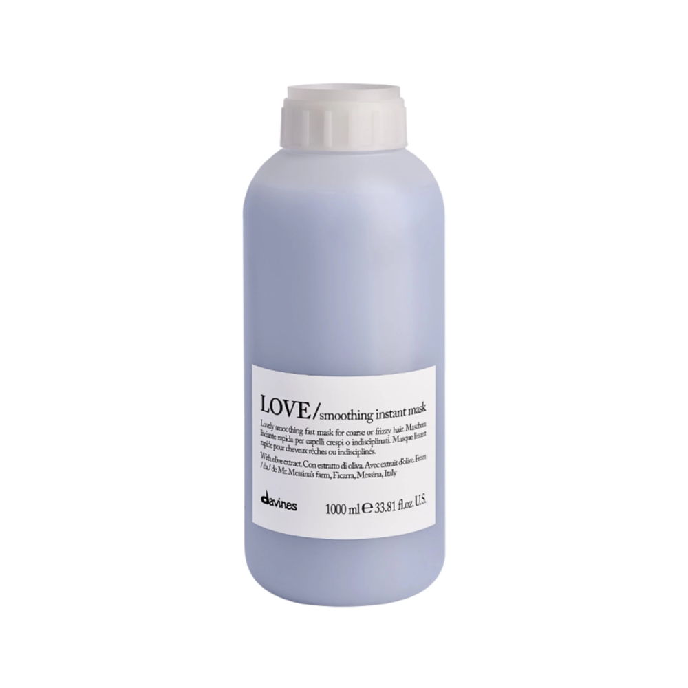 Davines Essential Haircare Love Smoothing | Ekspresowa maska wygładzająca do włosów puszących się i niesfornych 1000ml