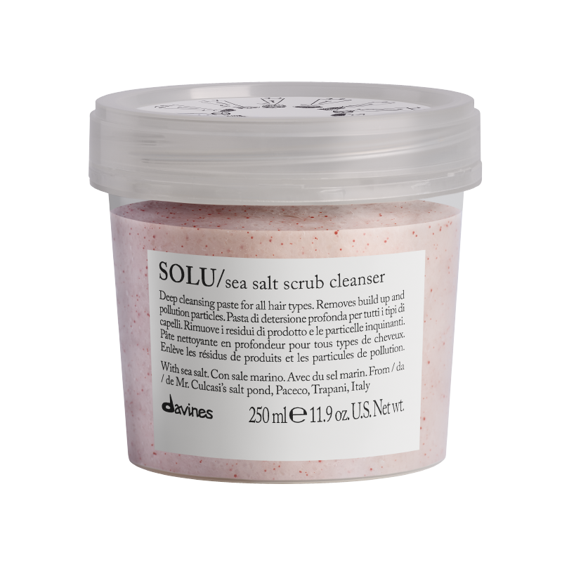 Davines Solu | Oczyszczający scrub do włosów i skóry głowy 250ml