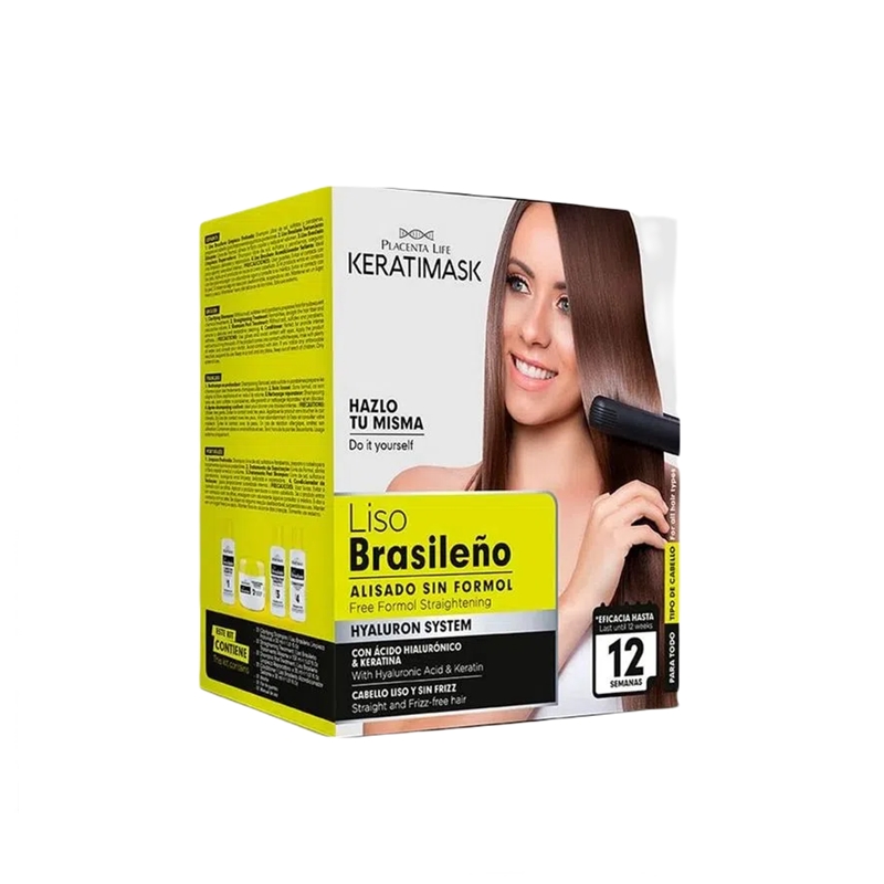 Placenta Life Keratinmask Liso Brasileno Kit | Zestaw do keratynowego prostowania