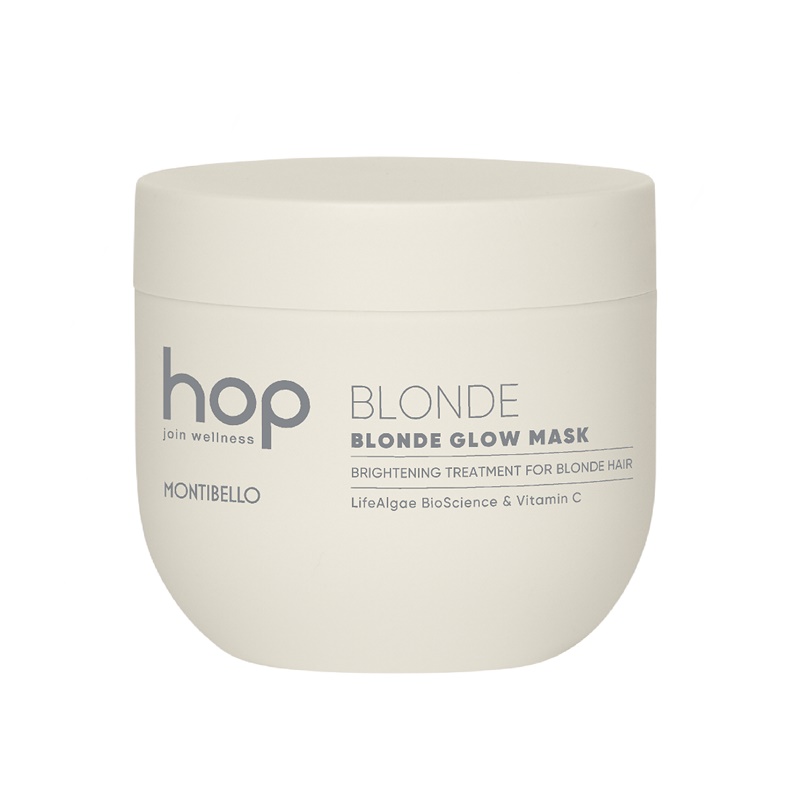 Montibello HOP Blonde Glow | Rozświetlająca maska do włosów blond 500ml