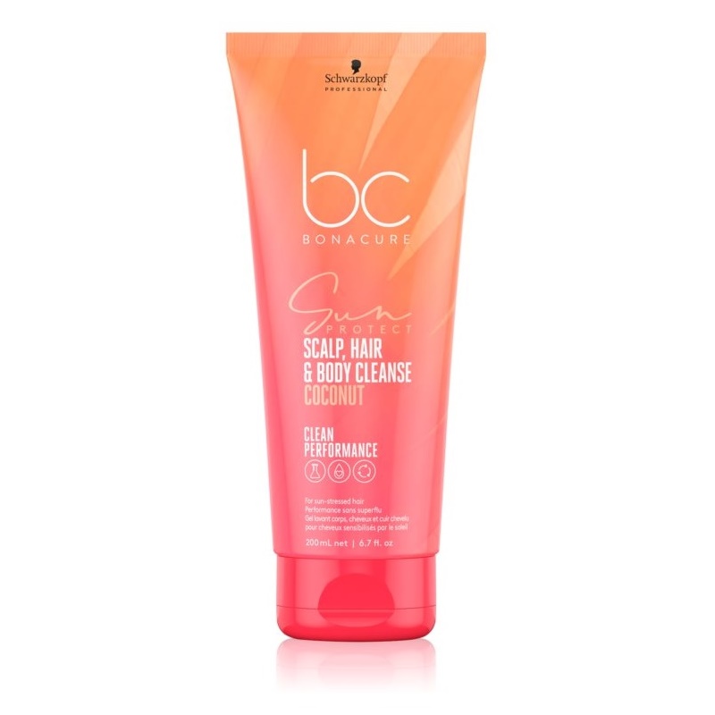 Schwarzkopf BC Bonacure Sun Protect | Szampon do ciała i włosów 200ml