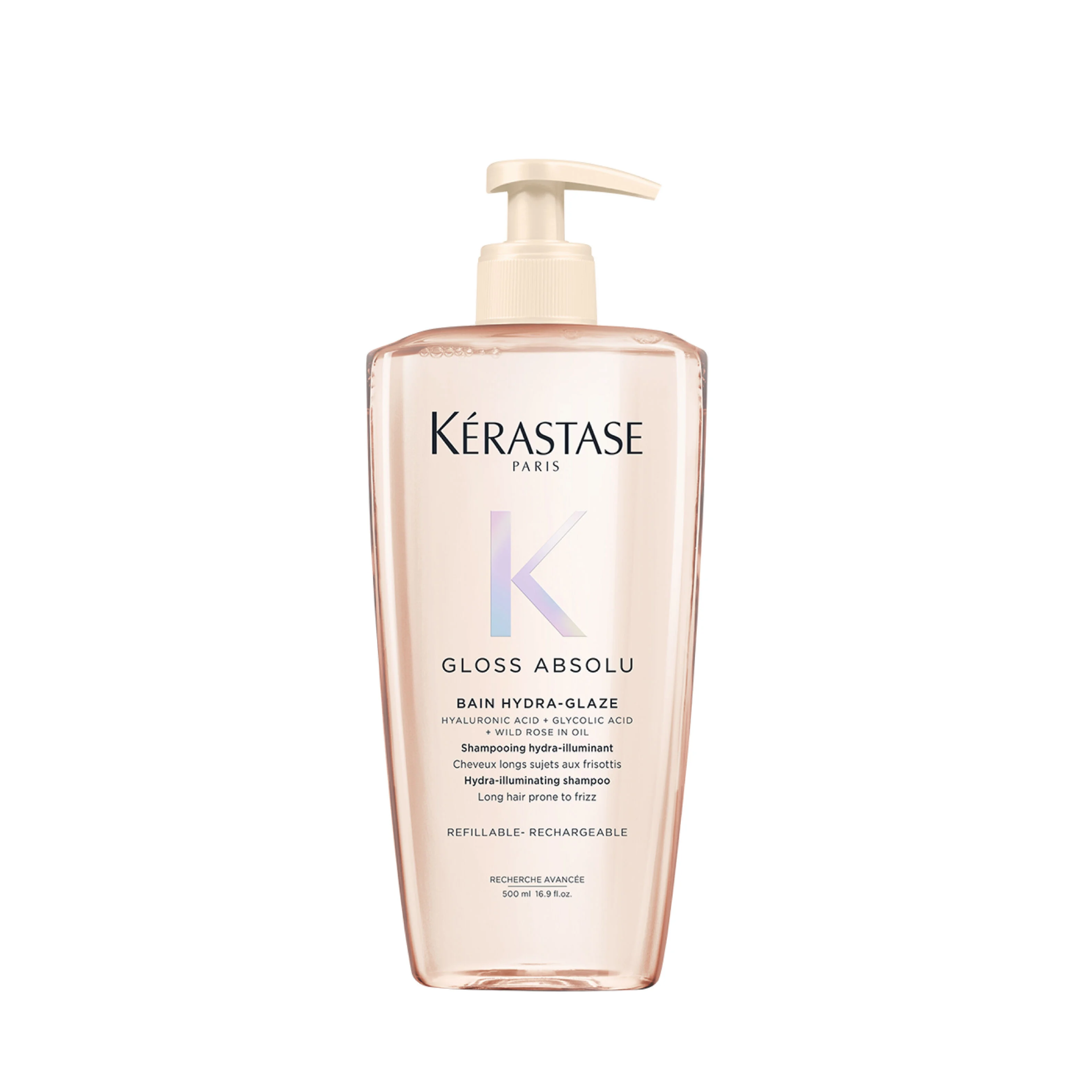Kérastase Gloss Absolu | Szampon-krem nawilżający i wygładzający do włosów suchych i puszących się 500ml