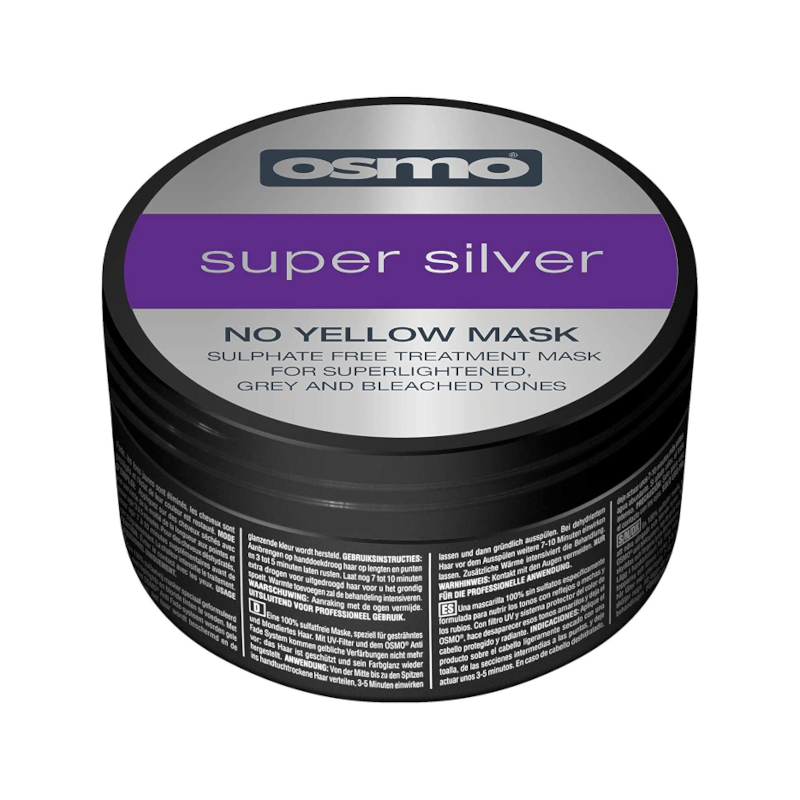 OSMO Super Silver | Maska neutralizująca żółty odcień włosów blond i siwych 100ml