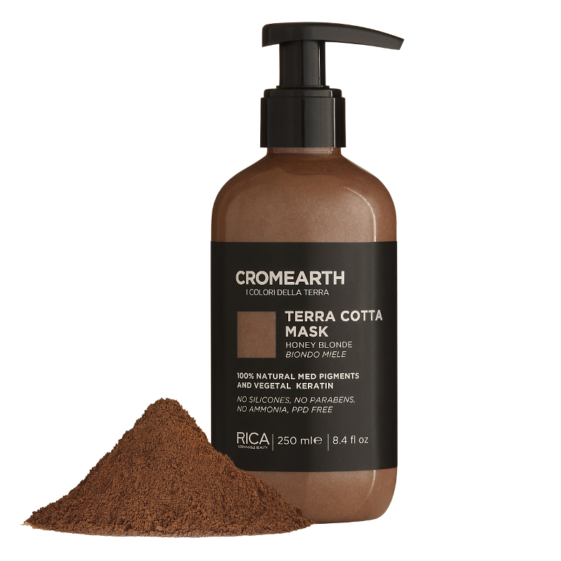 Rica Cromearth Terra Cotta | Maska pigmentacyjna do miodowych blondów 250ml