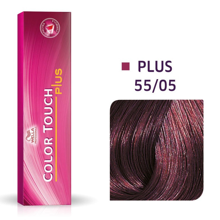 Wella Color Touch Plus 55/05 | Bezamoniakowa półtrwała farba do włosów 55/05 60ml