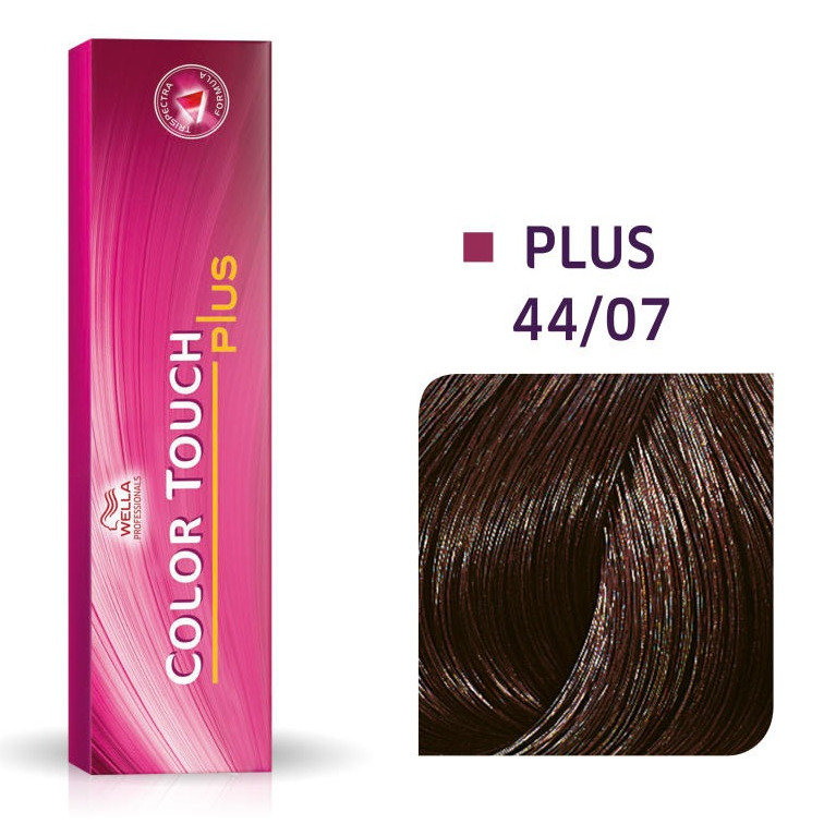 Wella Color Touch Plus 44/07 | Bezamoniakowa półtrwała farba do włosów 44/07 60ml