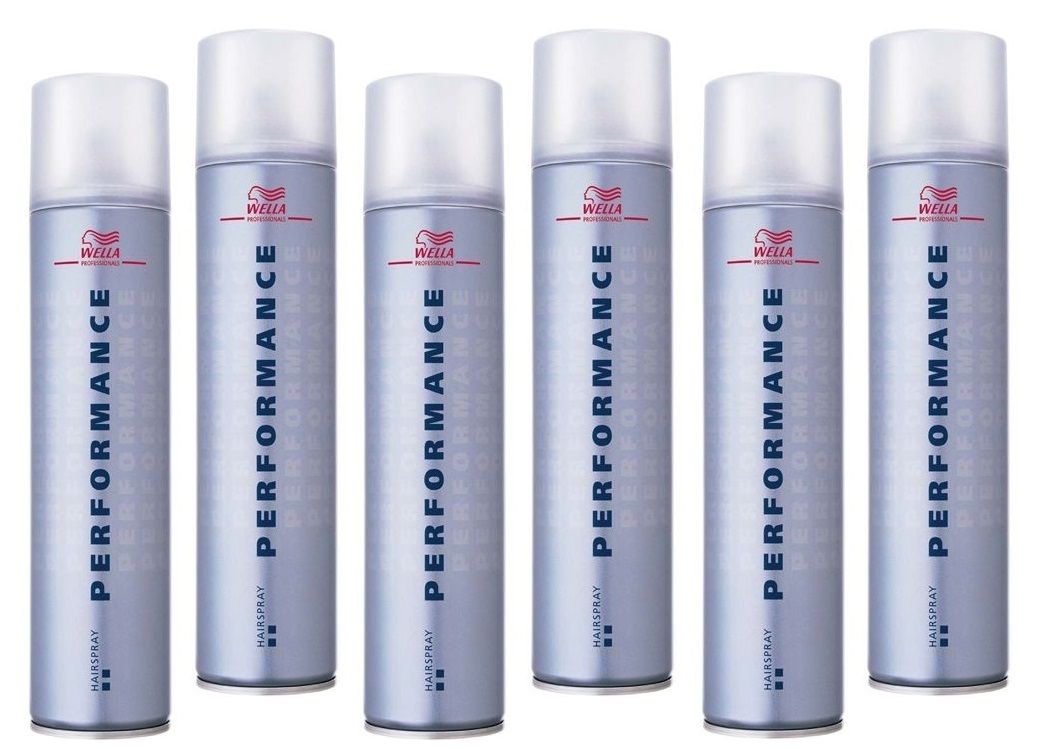 Wella Performance | Zestaw: bardzo mocny spray do włosów 6x500ml