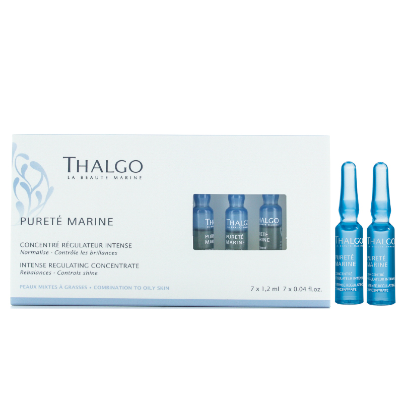 Thalgo Purete Marine | Zestaw: normalizująco-oczyszczający koncentrat do cery mieszanej i tłustej 7x1,2ml