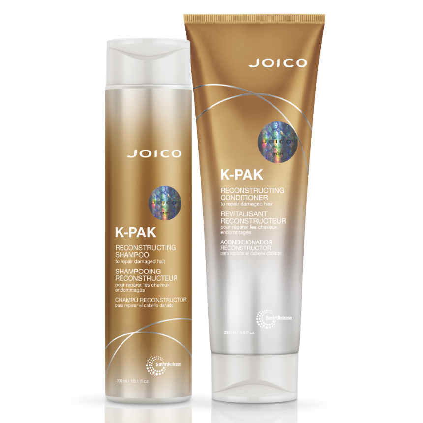 Joico K-Pak | Zestaw regenerujący: szampon 300ml + odżywka 250ml