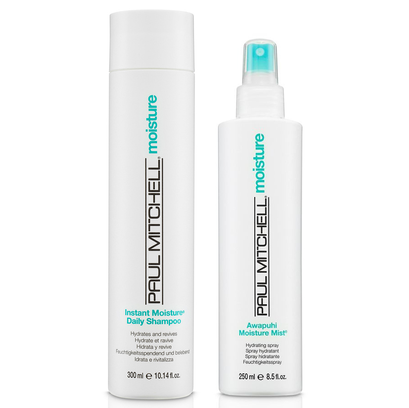 Paul Mitchell Instant Moisture | Zestaw nawilżający: szampon 300ml + mgiełka nawilżająca 250ml