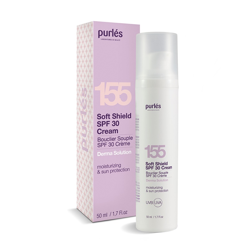 Purles 155 Soft Shield SPF 30 Cream | Lekki krem z filtrem SPF30 50ml