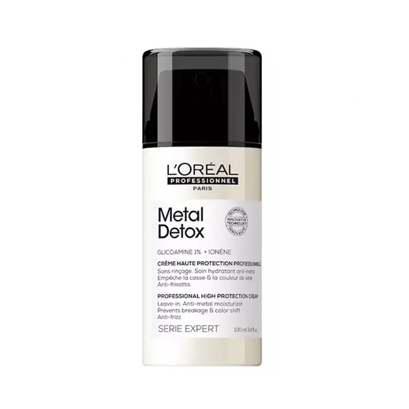 L'Oréal Professionnel Metal Detox | Krem ochronny wygładzający włosy 100ml 