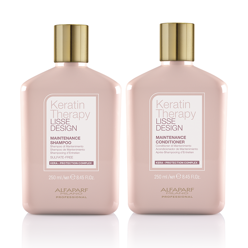 Alfaparf Keratin Therapy Maintenance | Zestaw podtrzymujący efekt wygładzenia: szampon 250ml + odżywka 250ml