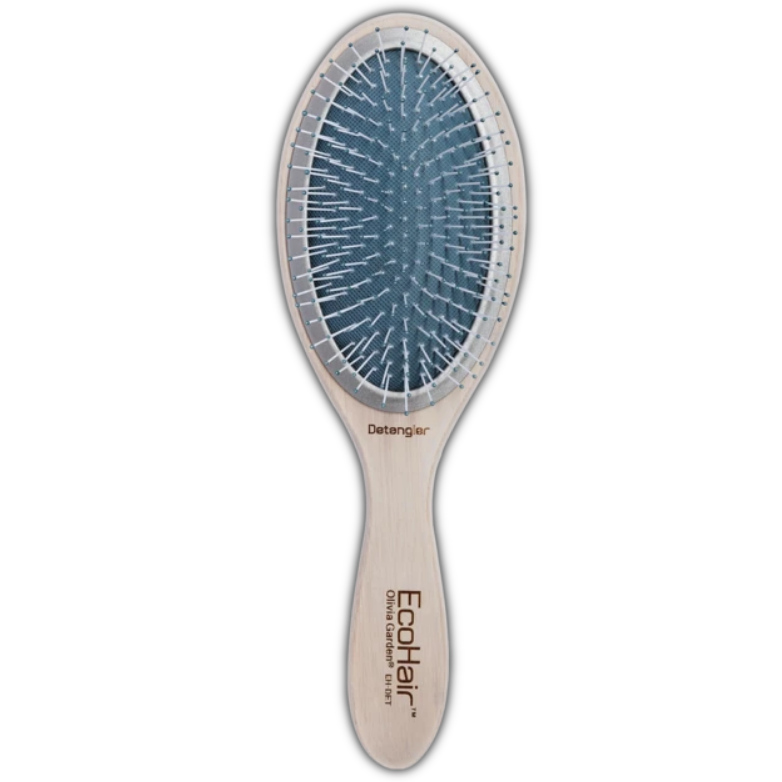 Olivia Garden Set 1 | Zestaw do włosów: szczotka EcoHair Paddle Combo + szczotka EcoHair Paddle Detangler + mleczko wygładzające 60ml + lekki olejek 60ml