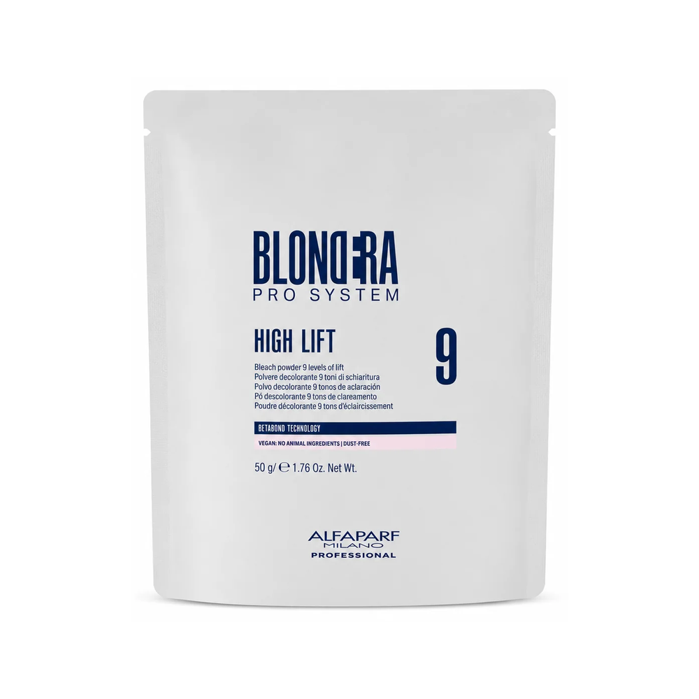 Alfaparf Blondera High Lift | Biały bezpyłowy puder rozjaśniający do 9 tonów 50g