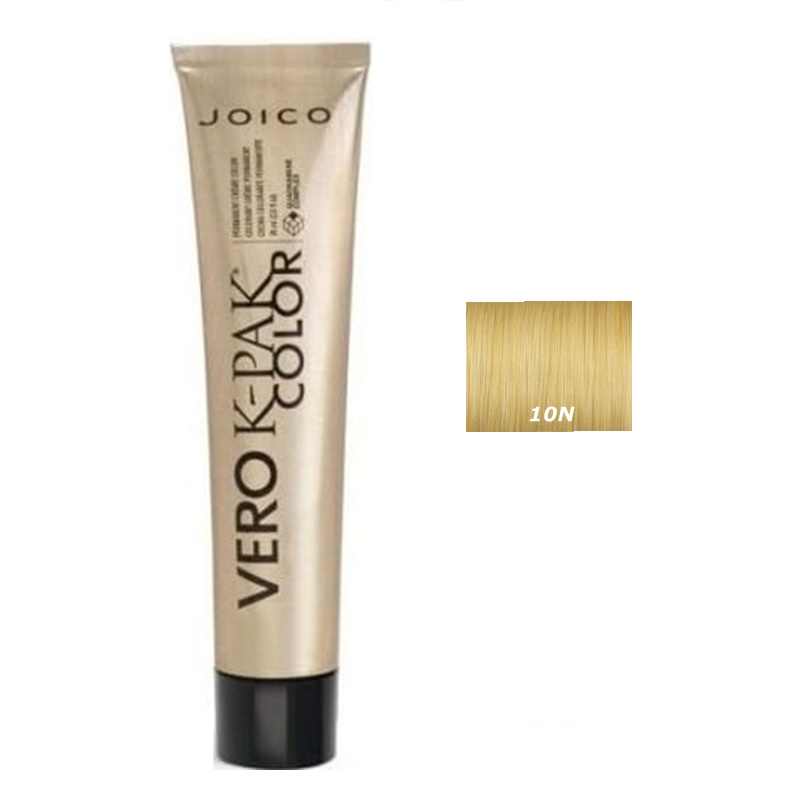 Joico Vero K-Pak Color | Trwała farba do włosów - kolor 10N bardzo jasny blond 74ml