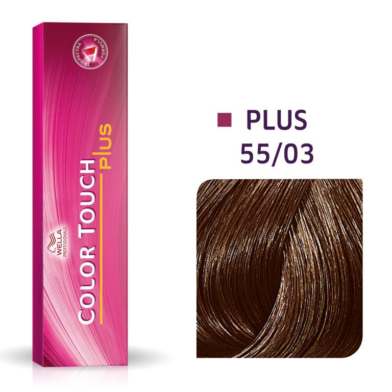 Wella Color Touch Plus 55/03 | Bezamoniakowa półtrwała farba do włosów 55/03 60ml