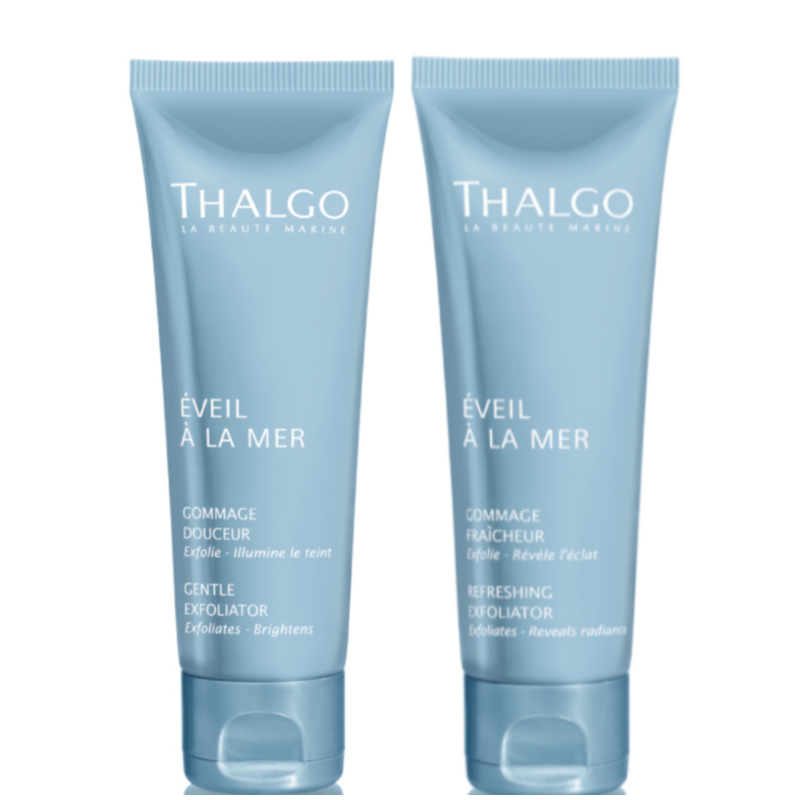 Thalgo Thalgo Eveil à la Mer + Thalgo Eveil à la Mer | Zestaw wygładzający: peeling 50ml + peeling delikatny 50ml