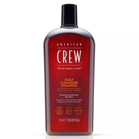 American Crew Daily Cleansing | Wegański szampon głęboko oczyszczający 1000ml