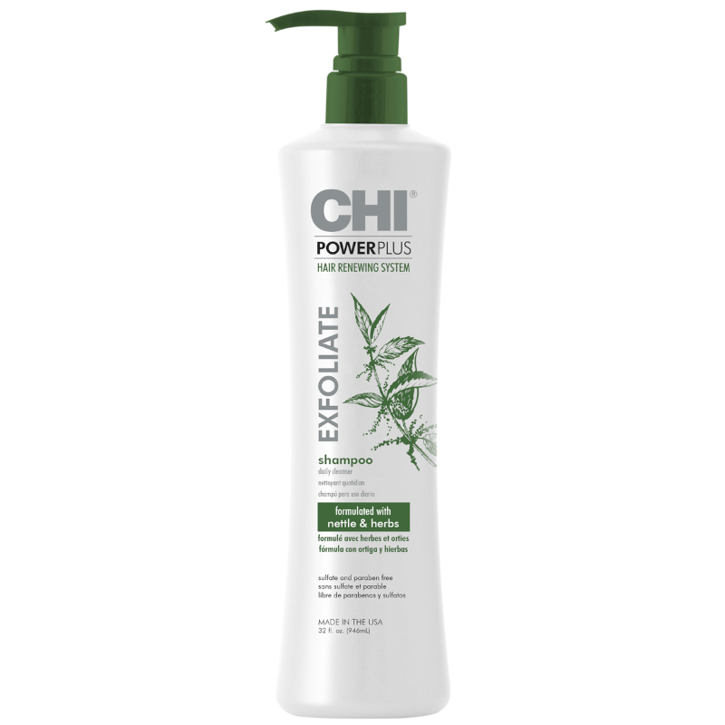 CHI Power Plus Exfoliate | Szampon oczyszczający i detoksykujący do włosów i skóry głowy 946ml