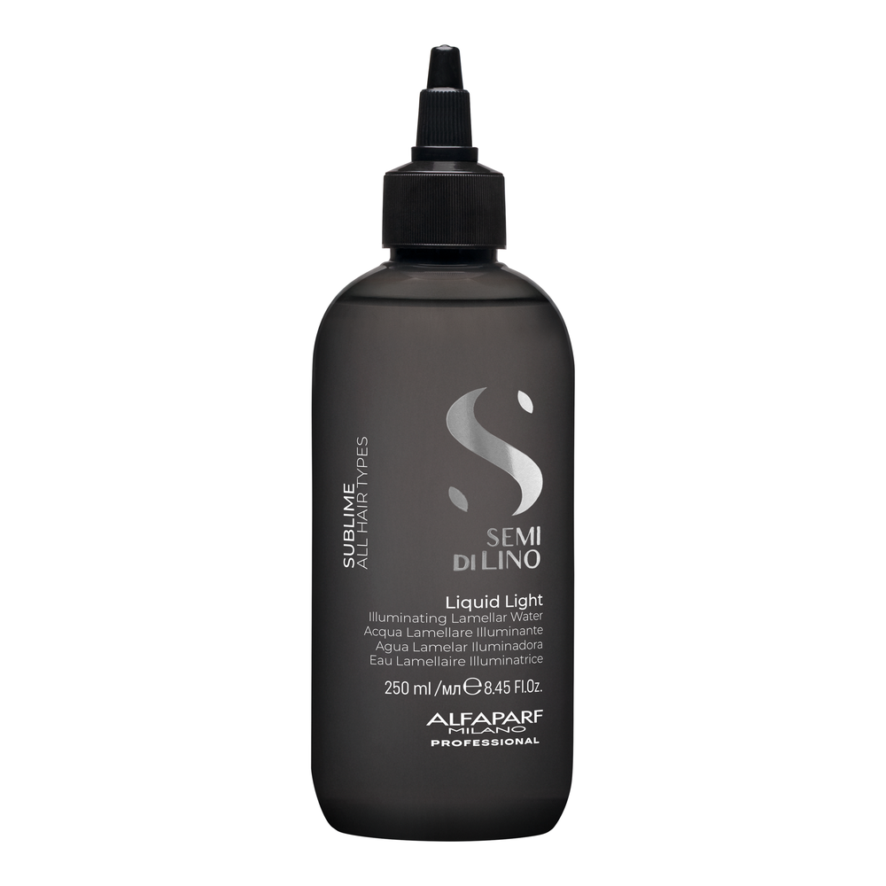 Alfaparf Semi di Lino Sublime Liquid Light | Nabłyszczająca kuracja lamelarna do wszystkich rodzajów włosów 250ml