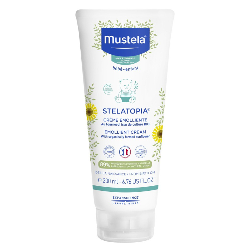 Mustela Stelatopia Emollient Cream | Krem emolient do skóry skłonnej do atopii dla dzieci 200ml