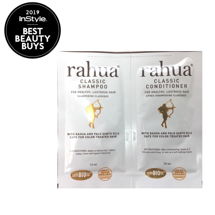 Rahua Classic | Wzmacniający i odżywczy zestaw szamponu i odżywki do włosów 12ml + 10ml