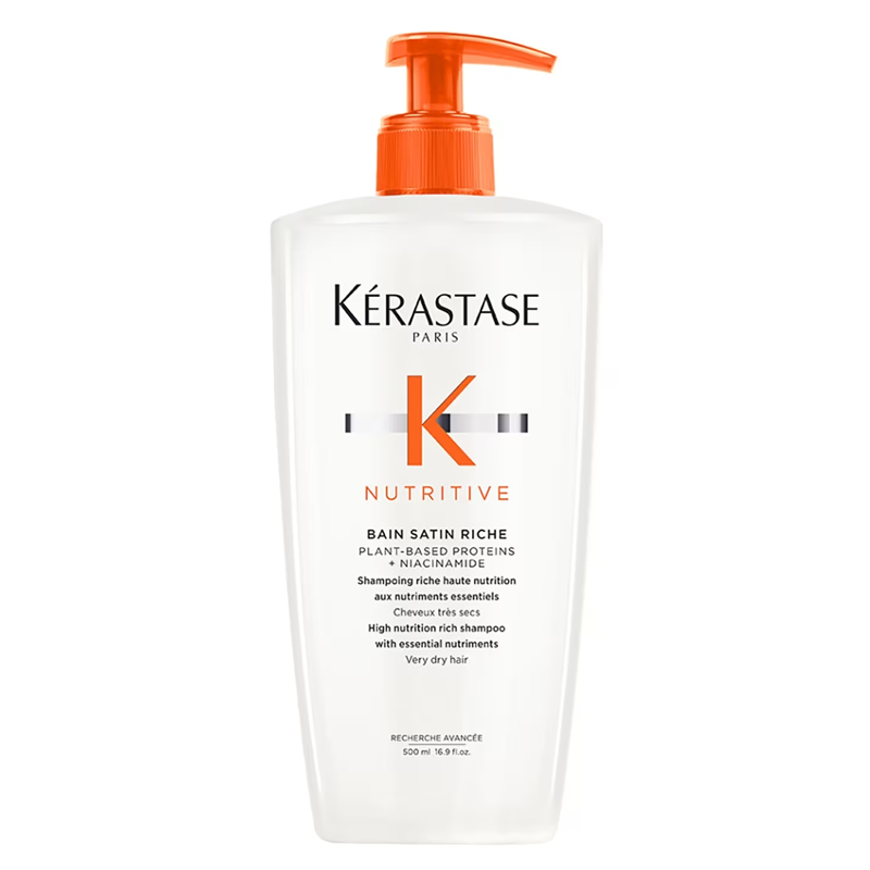 Kérastase Nutritive Plant-Based Proteins And Niacinamide Bain Satin Riche | Wzbogacona odżywcza kąpiel do włosów grubych 500ml