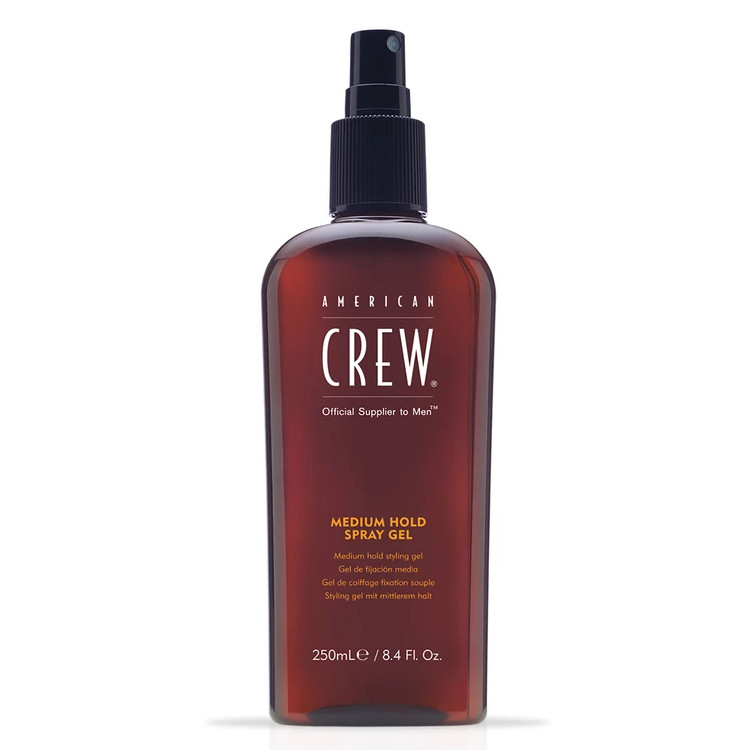 American Crew Medium Hold Spray Gel | Żel średnio utrwalający ułatwiający modelowanie w czasie suszenia 250ml