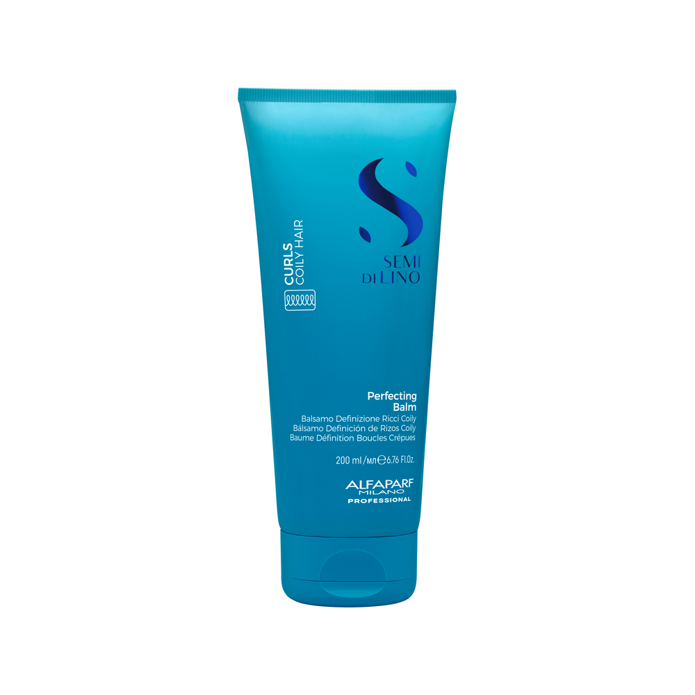 Alfaparf Semi di Lino Curls Perfecting Balm | Balsam bez spłukiwania do włosów kręconych i falowanych 200ml
