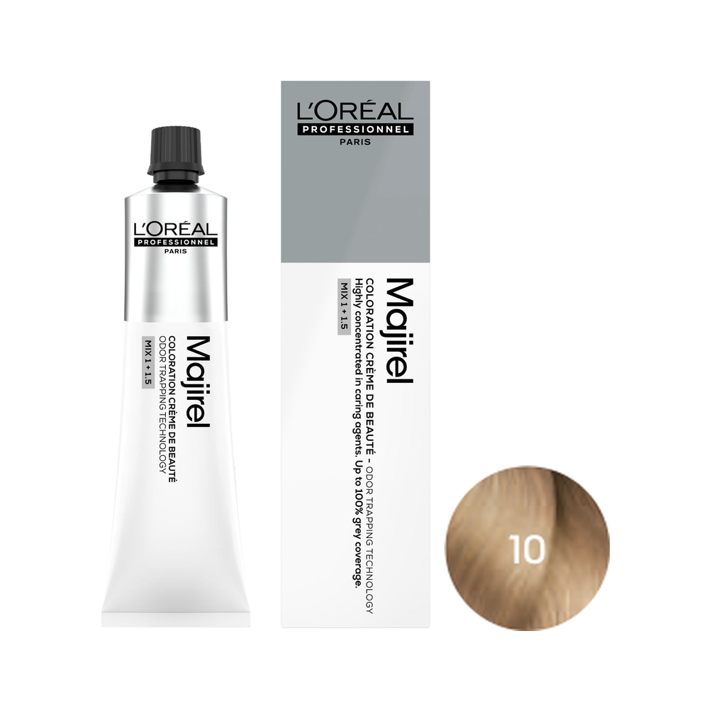 L'Oréal Professionnel Majirel | Trwała farba do włosów - kolor 10 bardzo bardzo jasny blond 60ml