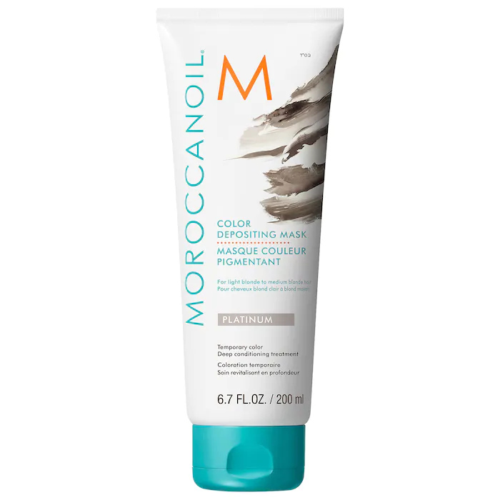 MoroccanOil Color Depositing Platinum | Maska koloryzująca do włosów 200ml