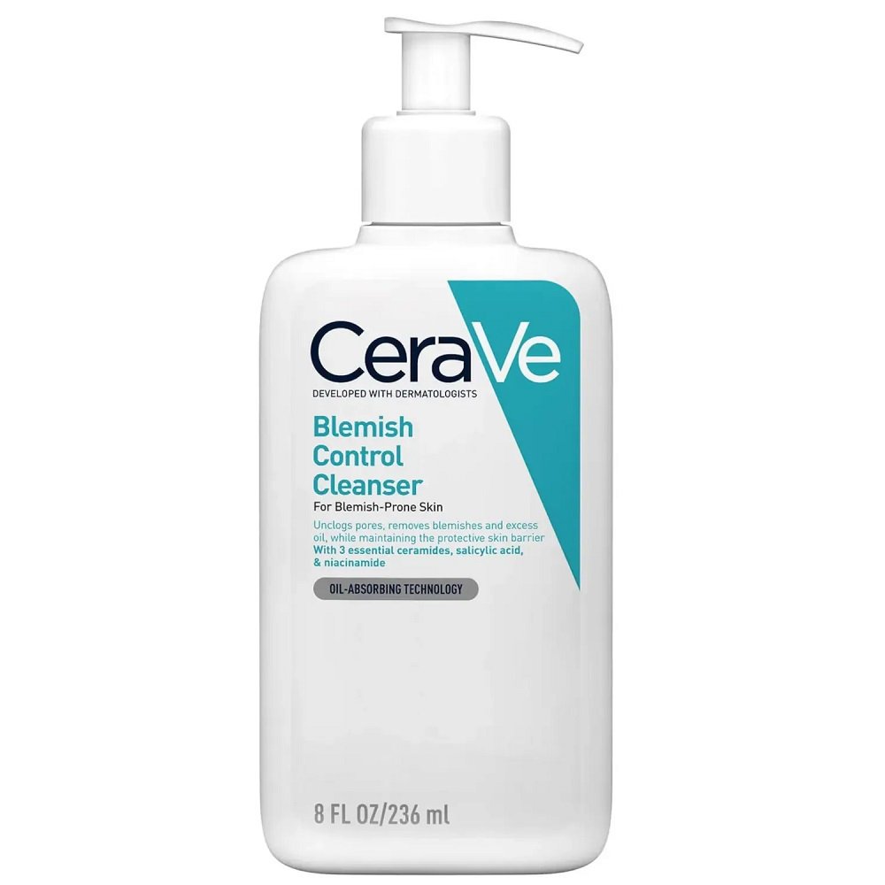 Cerave Blemish Control | Oczyszczający żel myjący przeciw niedoskonałościom 236ml