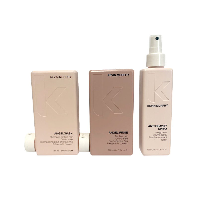 Kevin Murphy Angel | Zestaw do włosów cienkich i farbowanych: szampon 250ml + odżywka 250ml + spray 150ml