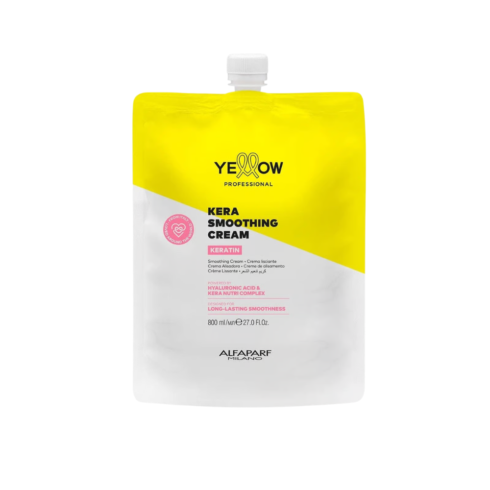 Alfaparf Yellow Keratin | Wygładzający krem do włosów 800ml