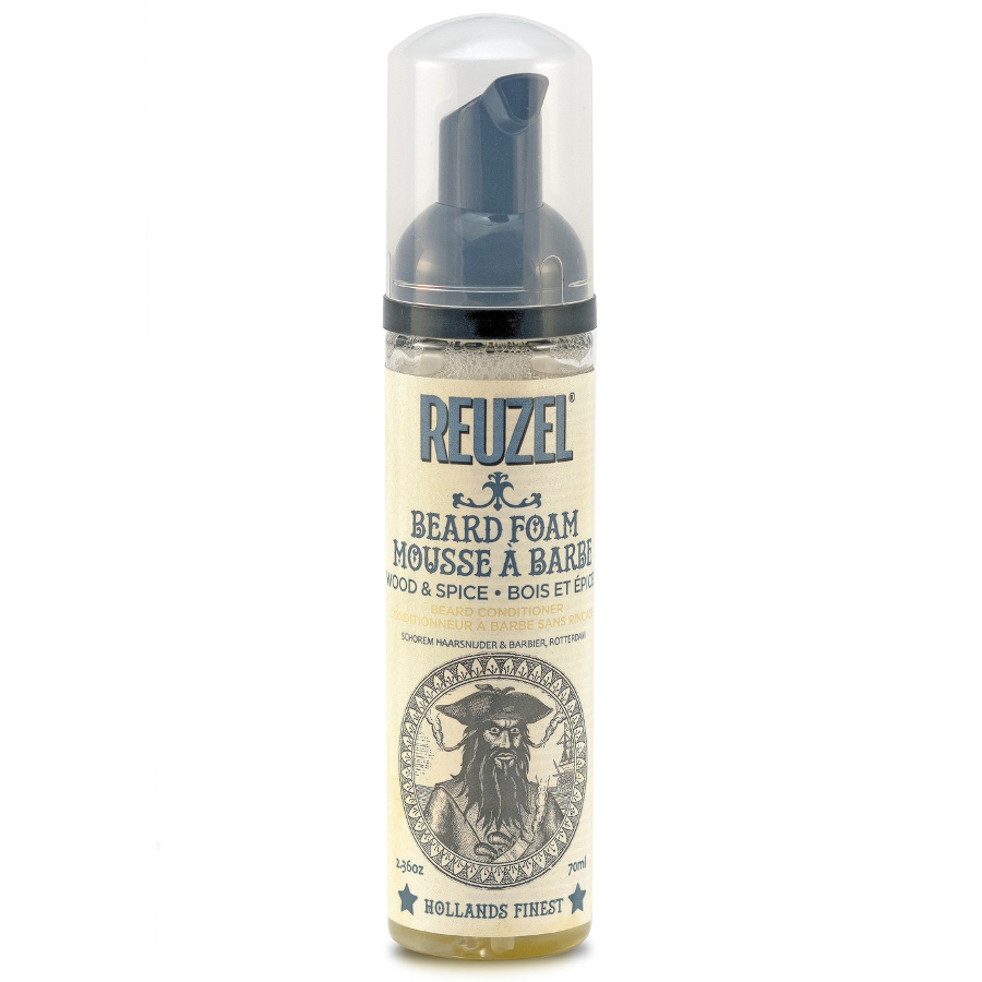 Reuzel Wood & Spice Beard Foam | Odżywcza pianka do pielęgnacji brody o zapachu drzewno-korzennym 70ml