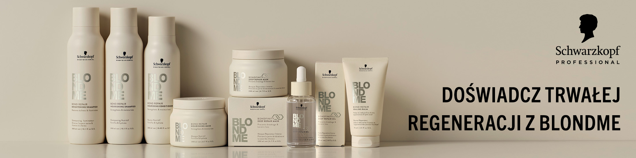 Schwarzkopf BlondMe Bondfinity | Głęboko regenerujący olejek  do włosów blond i rozjaśnianych 50ml