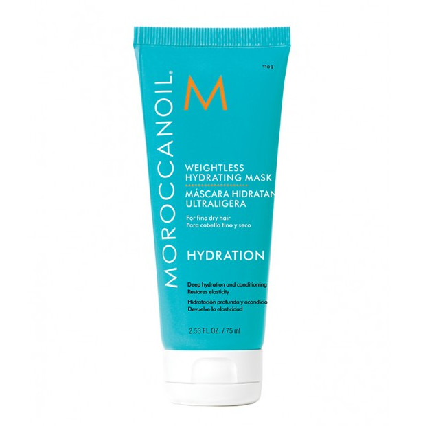 MoroccanOil Weightless Hydrating | Organiczna maska do włosów cienkich i suchych 75ml