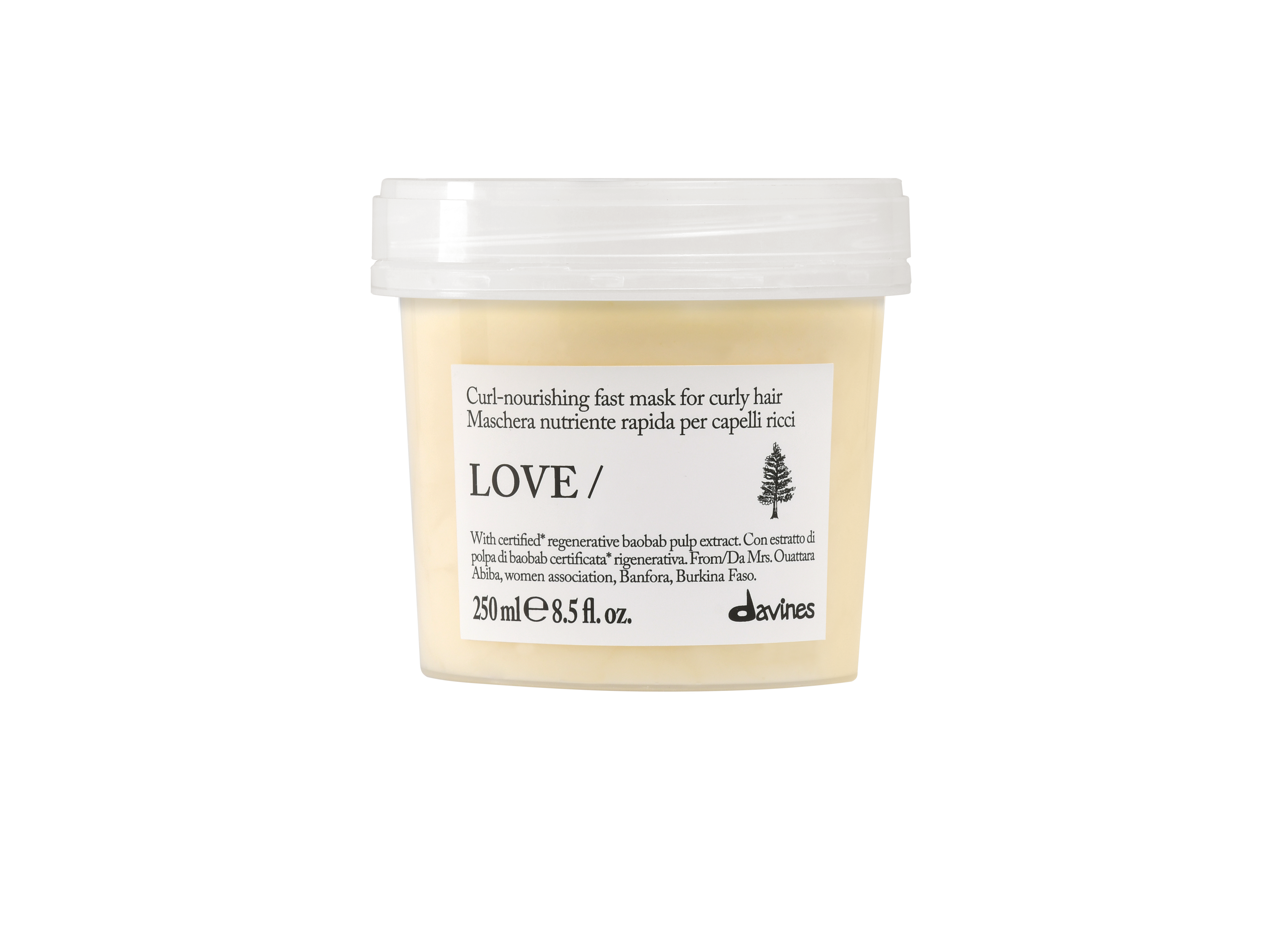 Davines Love Curl | Odżywcza maska do włosów kręconych i falowanych 250ml