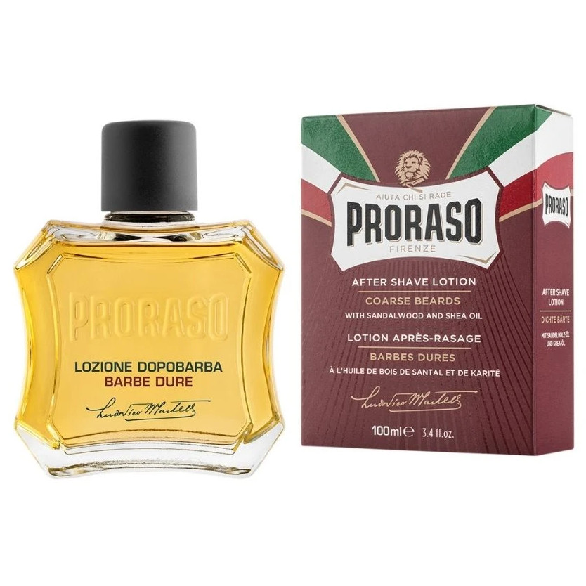 Proraso Red | Lotion po goleniu do gęstej i twardej brody 100ml