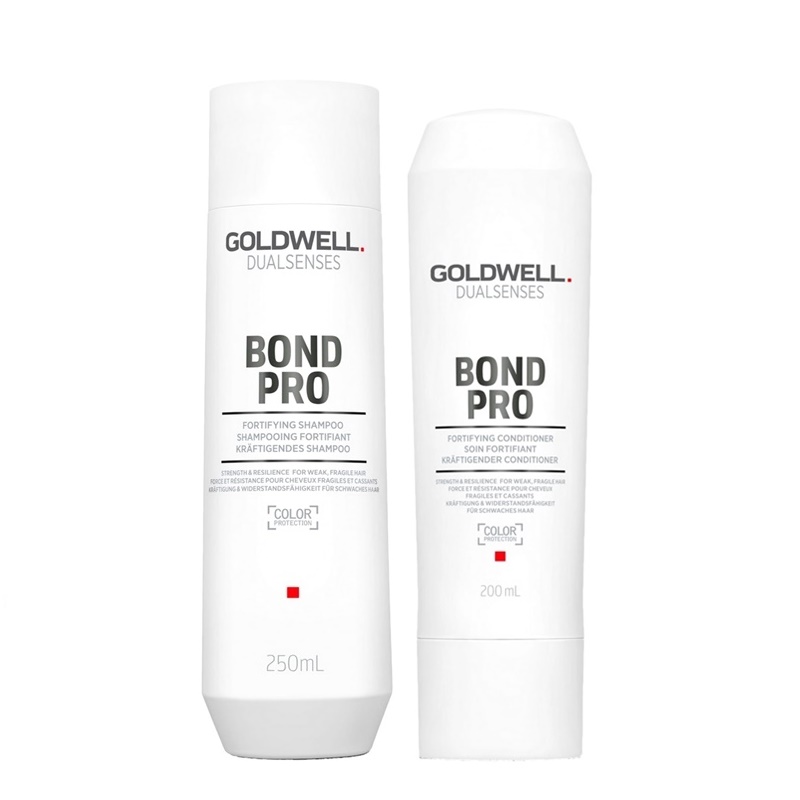 Goldwell DS Bond Pro | Zestaw wzmacniający do włosów: szampon 250ml + odżywka 200ml